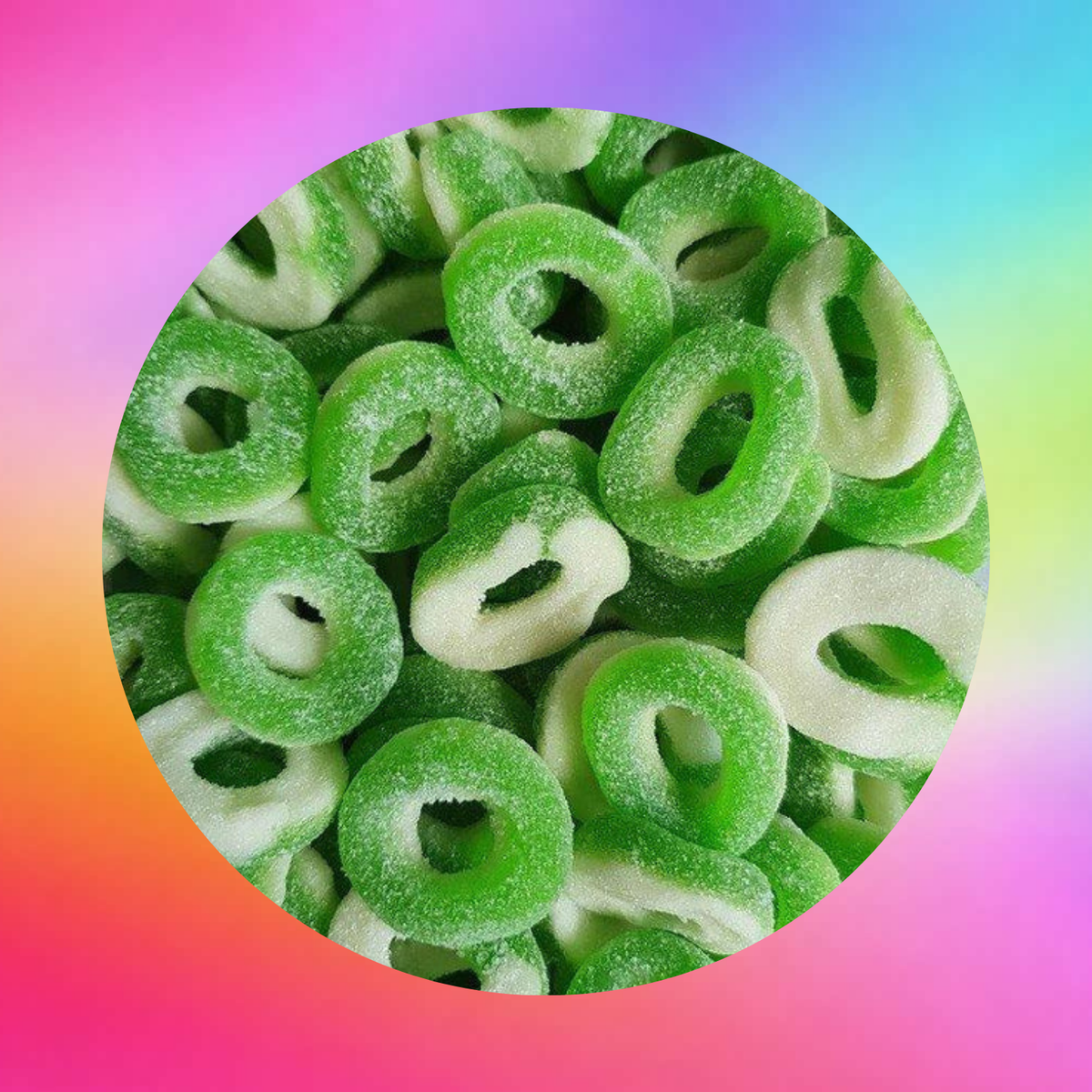Sour Apple Rings -100g